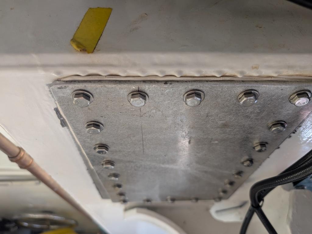 Ship Hull Repair — Backing Plate